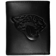 Jacksonville Jaguars Embossed Leather Tri-fold Wallet