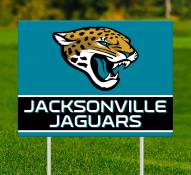 Jacksonville Jaguars Team Name Yard Sign