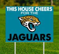 Jacksonville Jaguars This House Cheers for Yard Sign