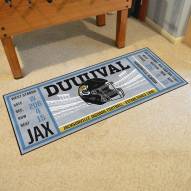 Jacksonville Jaguars Ticket Runner Rug