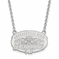Jacksonville State Gamecocks Sterling Silver Large Pendant Necklace