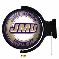 James Madison Dukes Round Rotating Lighted Wall Sign
