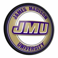 James Madison Dukes Round Slimline Lighted Wall Sign