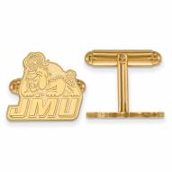 James Madison Dukes Sterling Silver Gold Plated Cuff Links