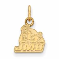 James Madison Dukes Sterling Silver Gold Plated Extra Small Pendant