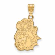 James Madison Dukes Sterling Silver Gold Plated Large Pendant