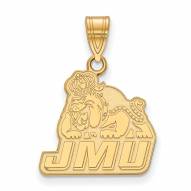 James Madison Dukes Sterling Silver Gold Plated Medium Pendant