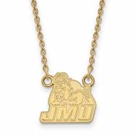 James Madison Dukes Sterling Silver Gold Plated Small Pendant Necklace