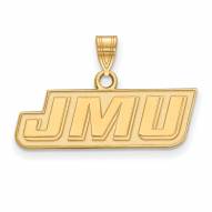 James Madison Dukes Sterling Silver Gold Plated Small Pendant