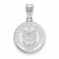 James Madison Dukes Sterling Silver Medium Crest Pendant