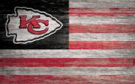 Kansas City Chiefs 11" x 19" Distressed Flag Sign