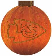 Kansas City Chiefs 12" Halloween Pumpkin Sign