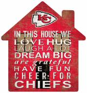 Kansas City Chiefs 12" House Sign