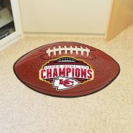 Kansas City Chiefs 2020 Super Bowl Champs Football Floor Mat