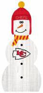 Kansas City Chiefs 31" Snowman Leaner
