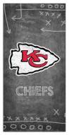 Kansas City Chiefs 6" x 12" Chalk Playbook Sign