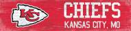Kansas City Chiefs 6" x 24" Team Name Sign