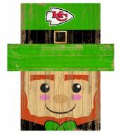 Kansas City Chiefs 6" x 5" Leprechaun Head