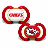 Kansas City Chiefs Baby Pacifier 2-Pack