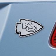 Kansas City Chiefs Chrome Metal Car Emblem