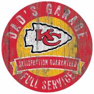 Kansas City Chiefs Dad's Garage Sign