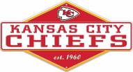Kansas City Chiefs Diamond Panel Metal Sign