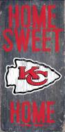 Kansas City Chiefs Home Sweet Home Wood Sign