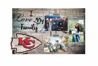 Kansas City Chiefs I Love My Family Clip Frame