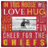 Kansas City Chiefs In This House 10" x 10" Picture Frame