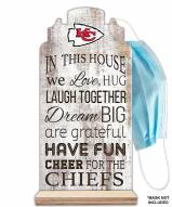 Kansas City Chiefs In This House Mask Holder
