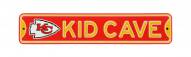 Kansas City Chiefs Kid Cave Street Sign