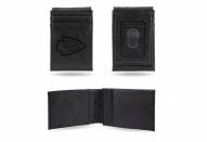 Kansas City Chiefs Laser Engraved Black Front Pocket Wallet
