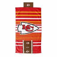 Kansas City Chiefs Lateral Comfort Towel with Foam Pillow