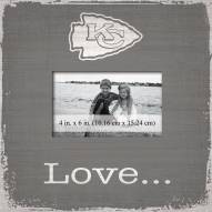 Kansas City Chiefs Love Picture Frame