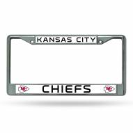 Kansas City Chiefs NFL Chrome License Plate Frame
