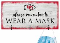 Kansas City Chiefs Please Wear Your Mask Sign