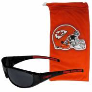 Kansas City Chiefs Sunglasses and Bag Set