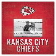 Kansas City Chiefs Team Name 10" x 10" Picture Frame