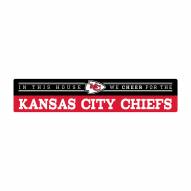 Kansas City Chiefs We Cheer Wall Art