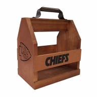 Kansas City Chiefs Wood BBQ Caddy