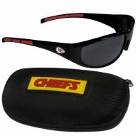 Kansas City Chiefs Wrap Sunglasses and Case Set