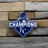 Kansas City Royals 12" 2015 World Series Steel Logo Sign
