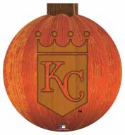 Kansas City Royals 12" Halloween Pumpkin Sign