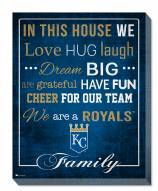 Kansas City Royals 16" x 20" In This House Canvas Print