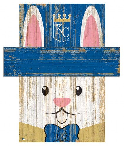 Kansas City Royals 19&quot; x 16&quot; Easter Bunny Head