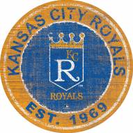 Kansas City Royals 24" Heritage Logo Round Sign