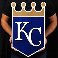 Kansas City Royals 24" Steel Logo Sign