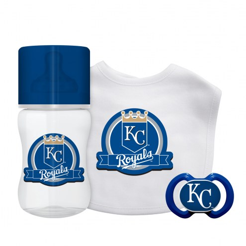 Kansas City Royals 3-Piece Baby Gift Set