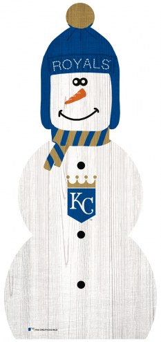 Kansas City Royals 31&quot; Snowman Leaner
