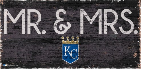Kansas City Royals 6&quot; x 12&quot; Mr. & Mrs. Sign